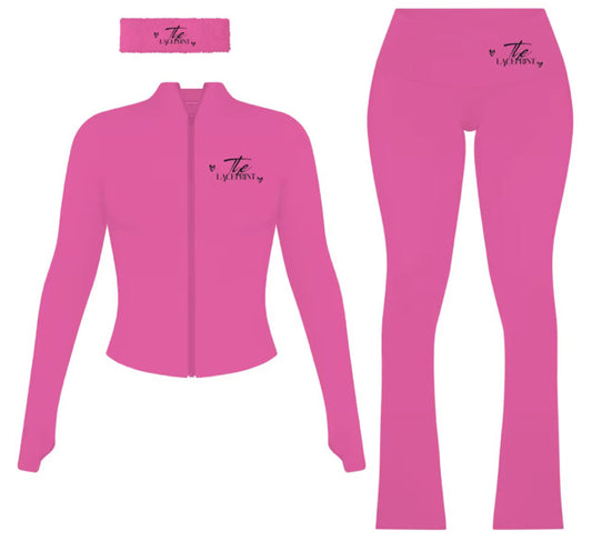 Pink Laceprint Set