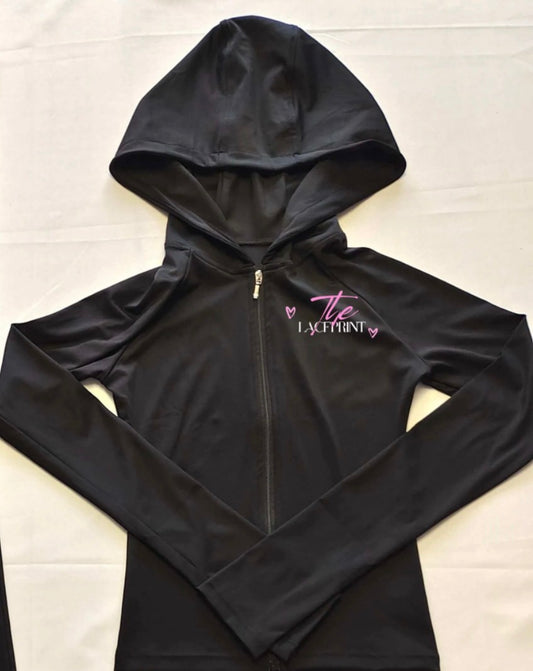 Black Laceprint Jacket