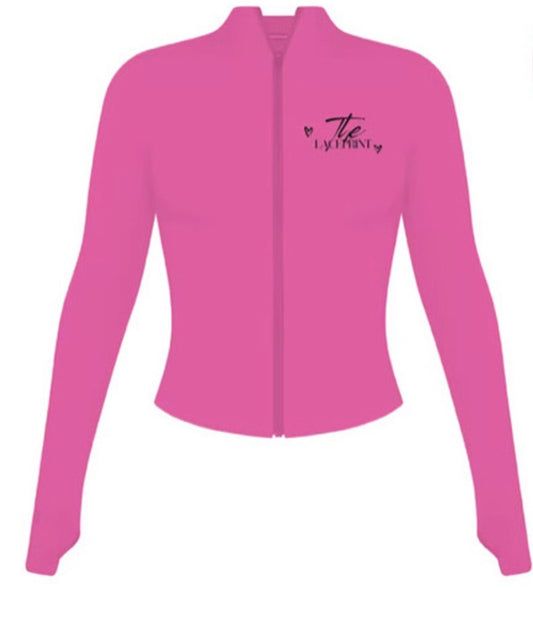 Pink Laceprint Jacket
